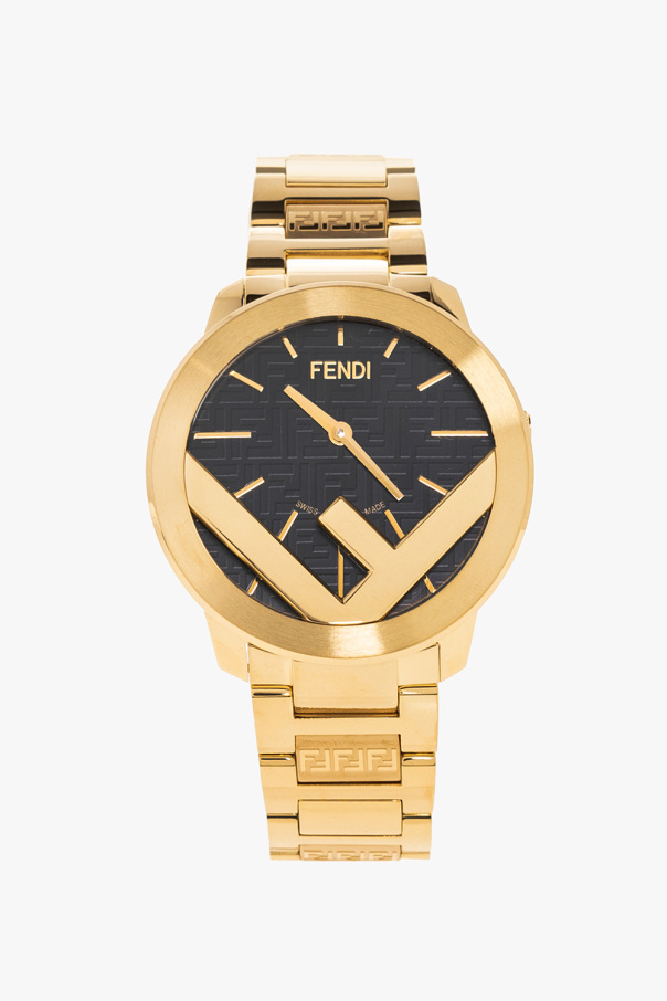 Gold Watch with logo Fendi GenesinlifeShops Germany fendi